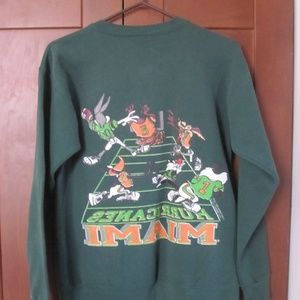 COPY - Rare vintage Looney Tunes Toons Miami crew neck 1993.